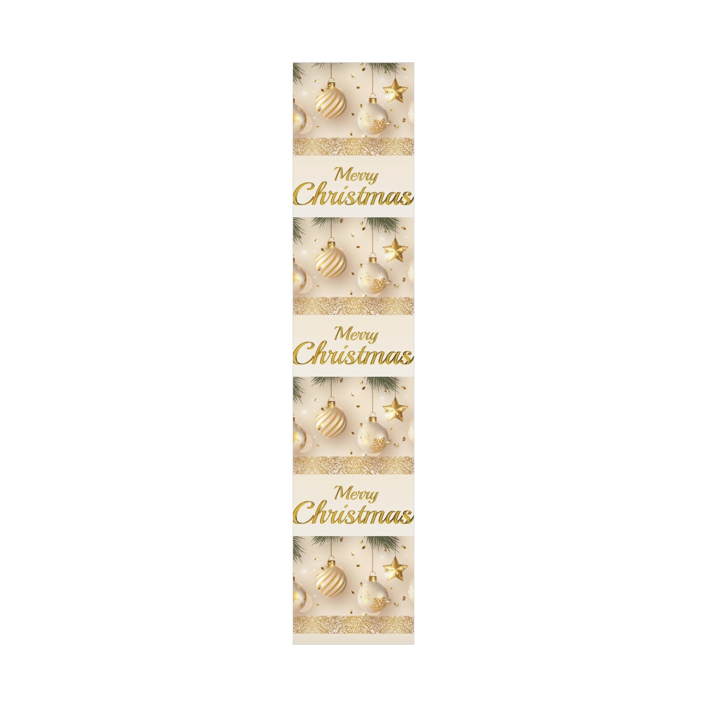 Gold and White Ornaments Gift Wrap Papers