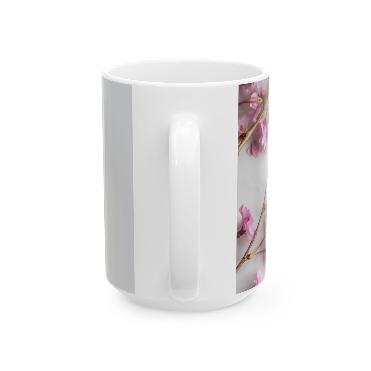 Floral Soft Life, Ceramic Mug, (11oz, 15oz)