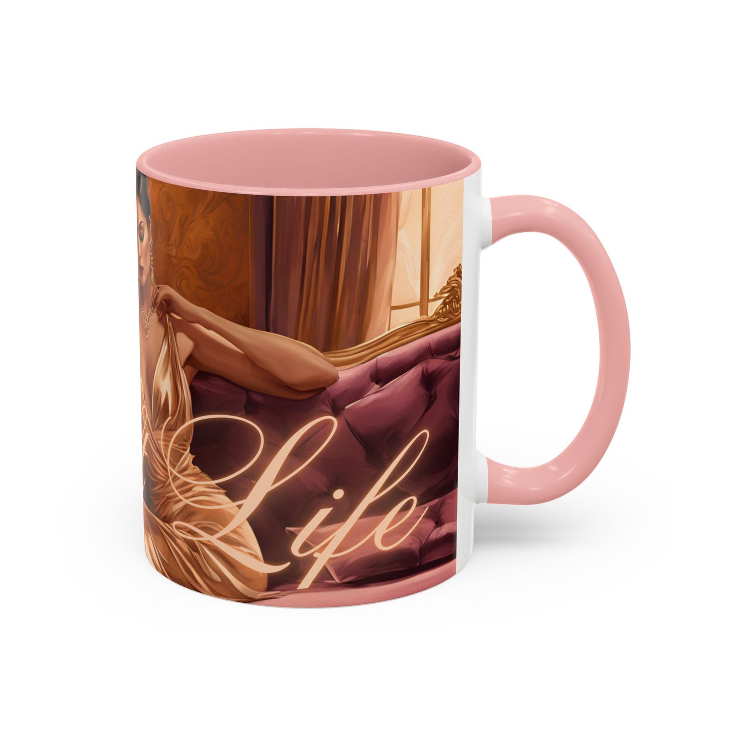 "Soft Life", Accent Coffee Mug (11, 15oz)