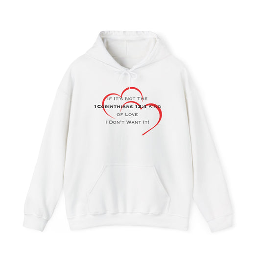 1 Corinthians 13:4 Type of Love, Unisex Heavy Blend™ Hooded Sweatshirt