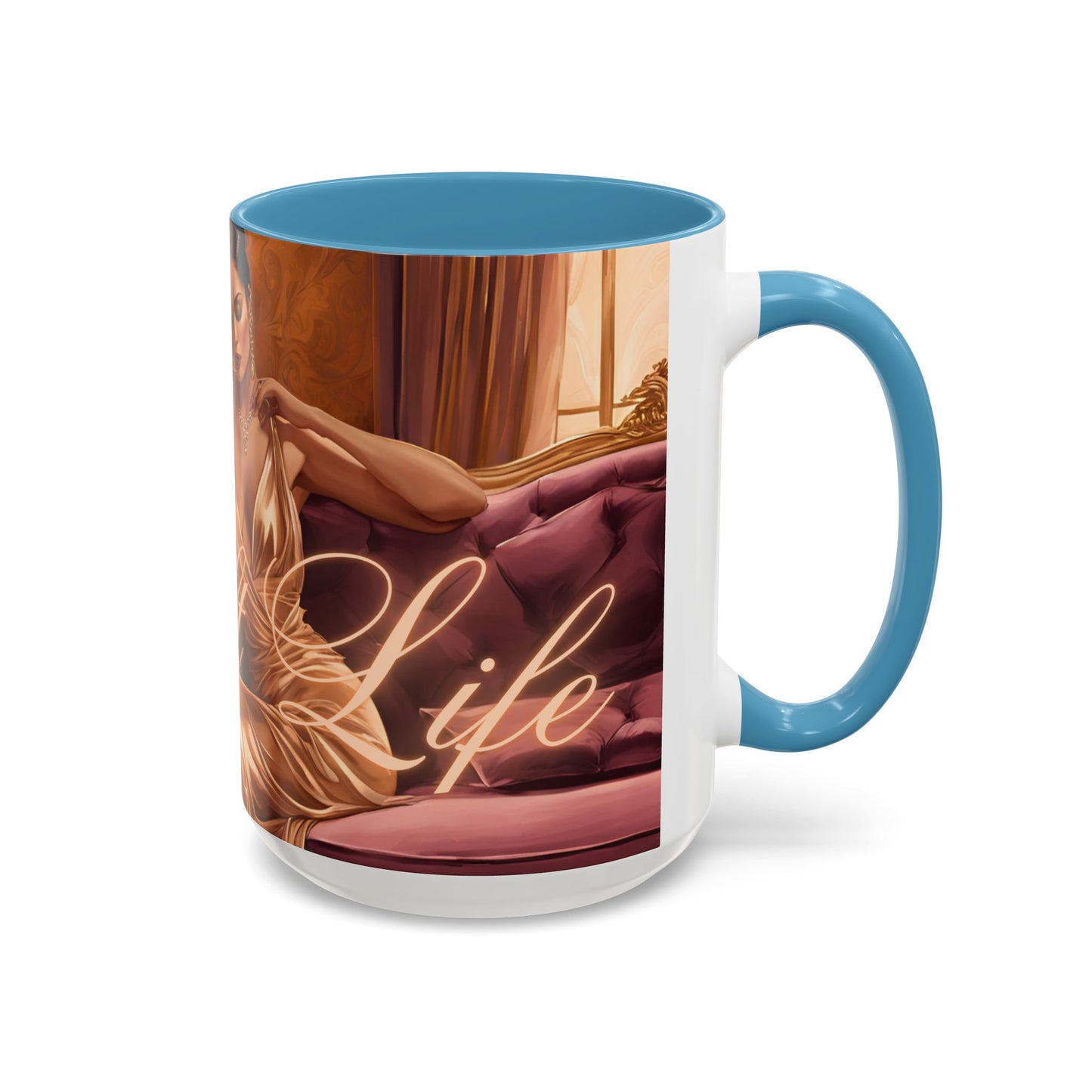 "Soft Life", Accent Coffee Mug (11, 15oz)