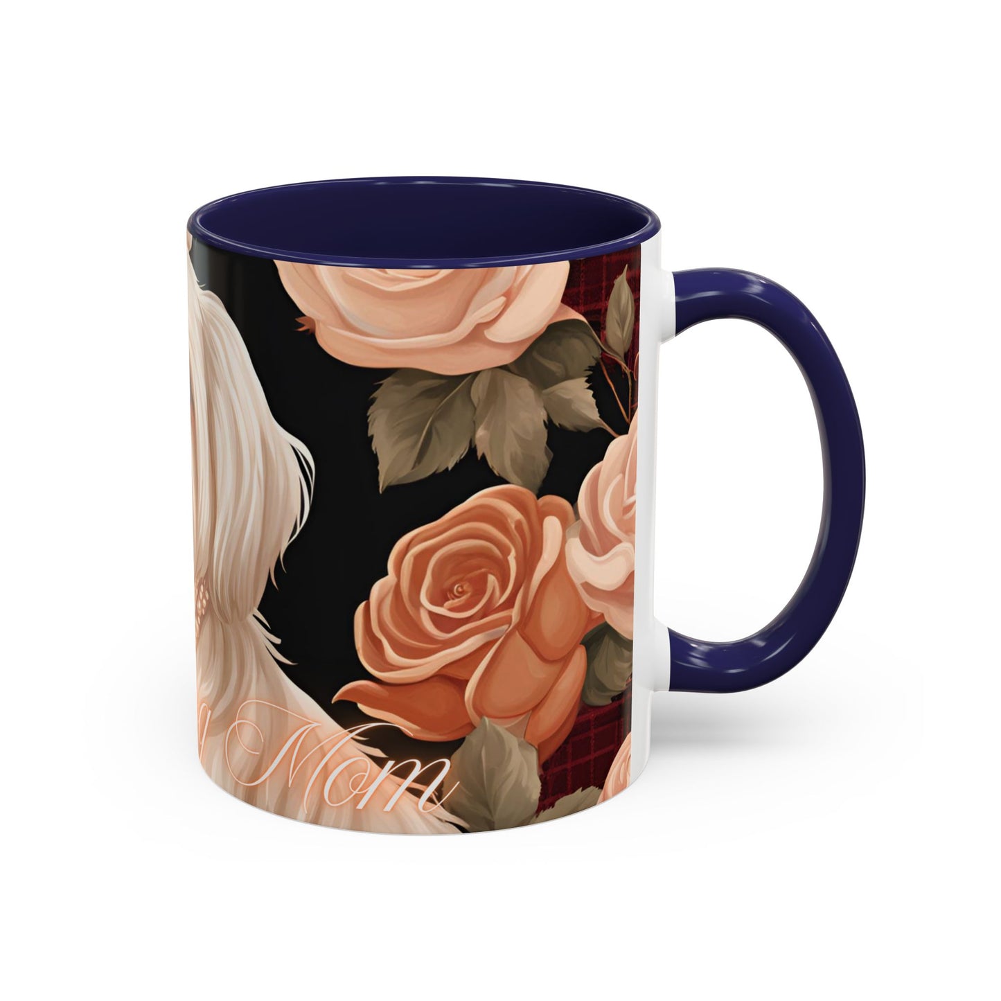 "Classy Dog Mom" Accent Coffee Mug ( 11oz, 15oz)