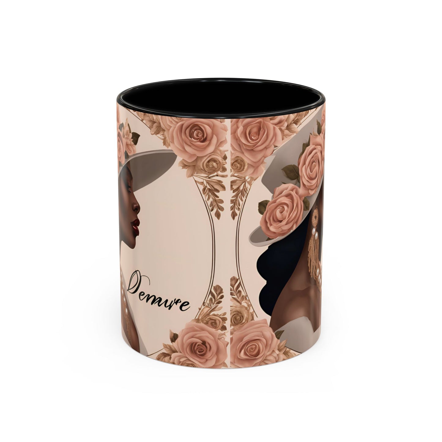 "Demure" Accent Coffee Mug (11, 15oz)