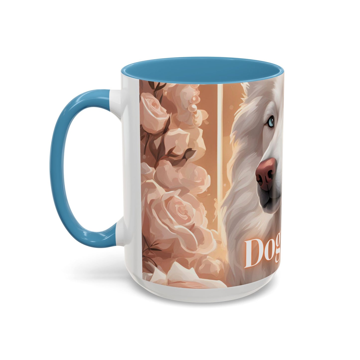 Mug - White Husky Dog Mom - 11, 15oz Accent Coffee Mug