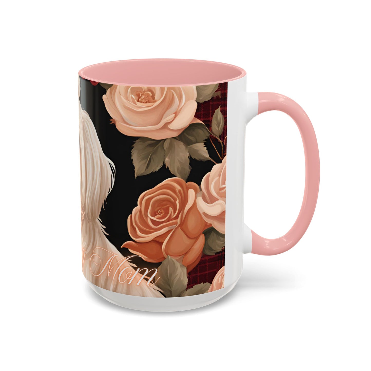 "Classy Dog Mom" Accent Coffee Mug ( 11oz, 15oz)