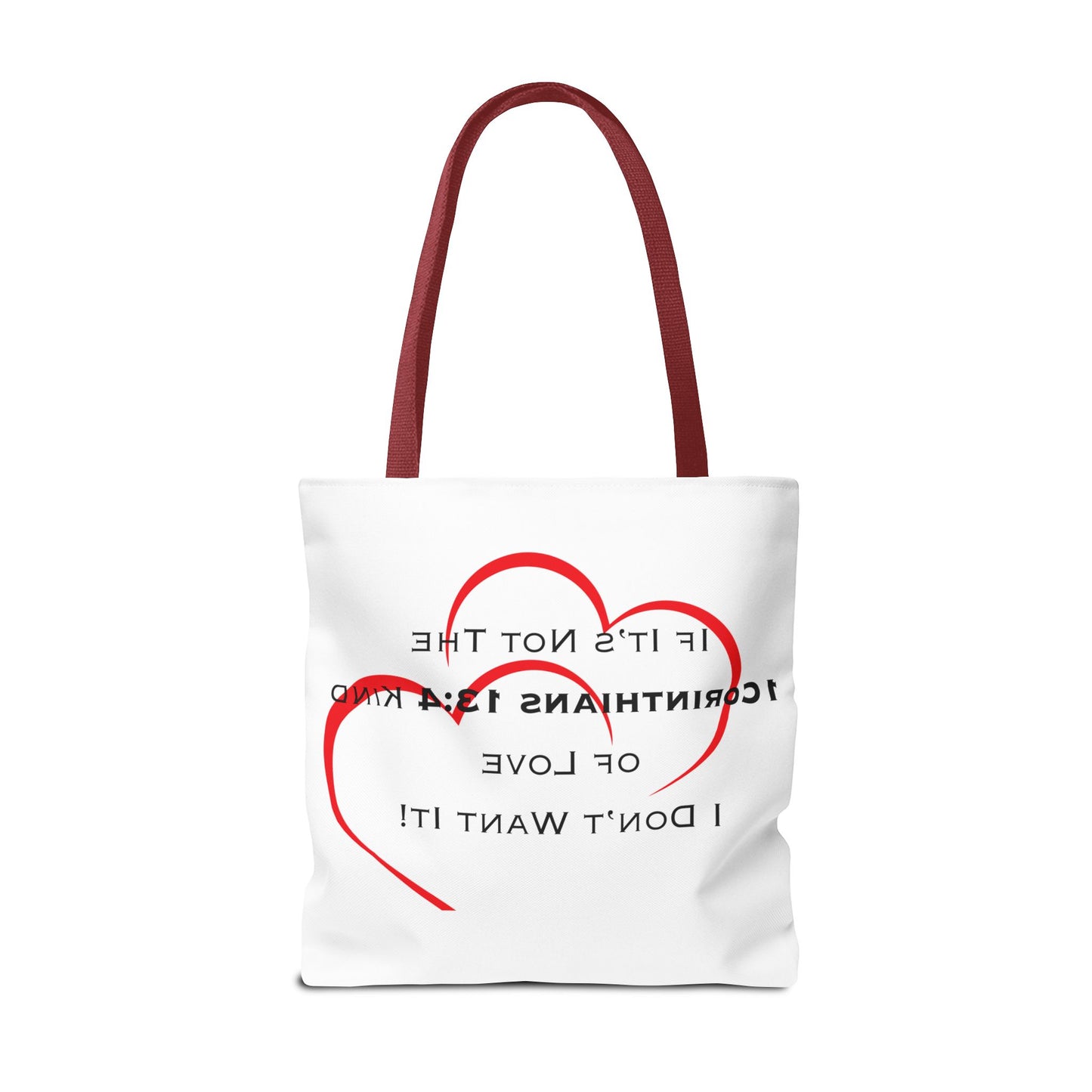 1 Corinthians 13:4 Kind of Love, Tote Bag (AOP)