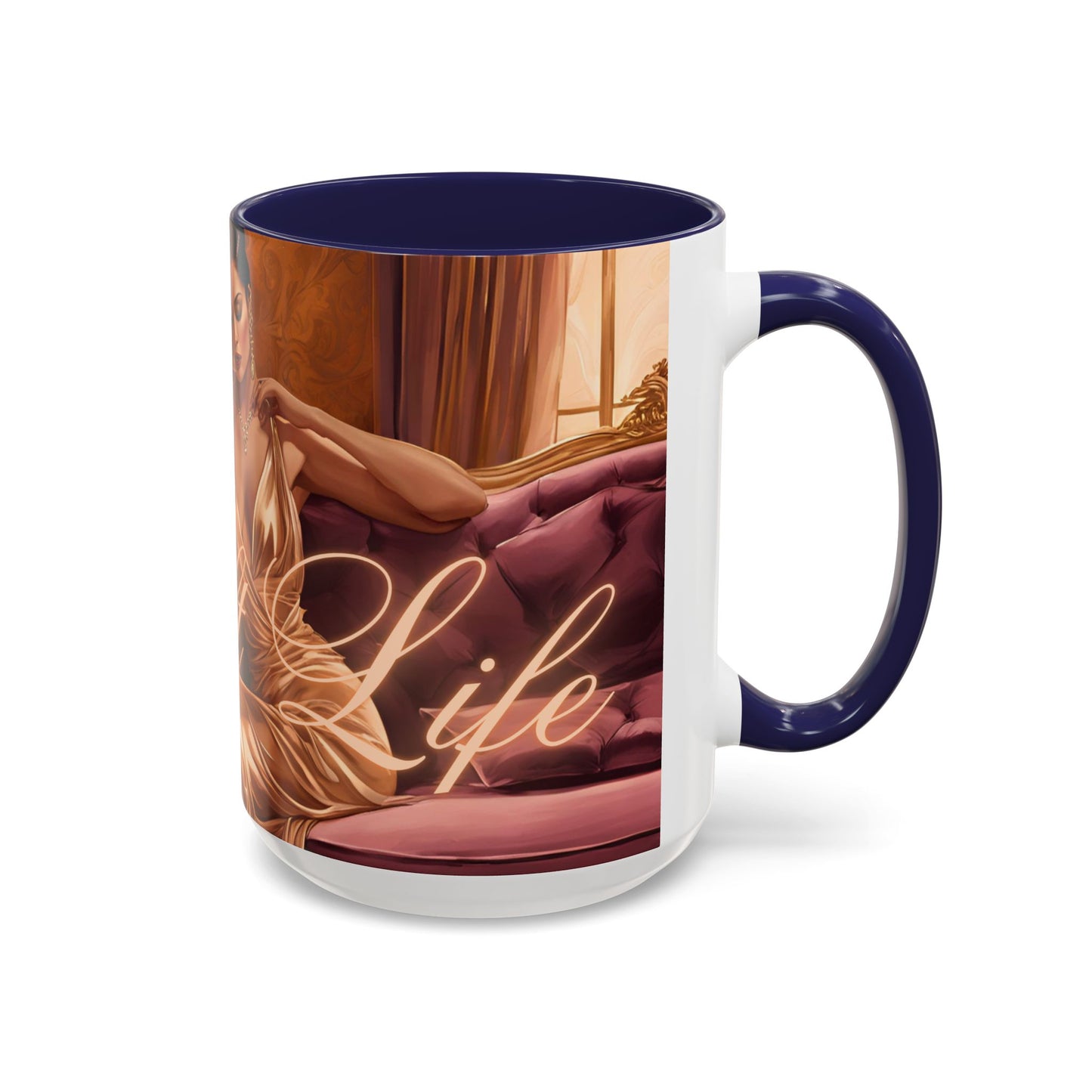 "Soft Life", Accent Coffee Mug (11, 15oz)