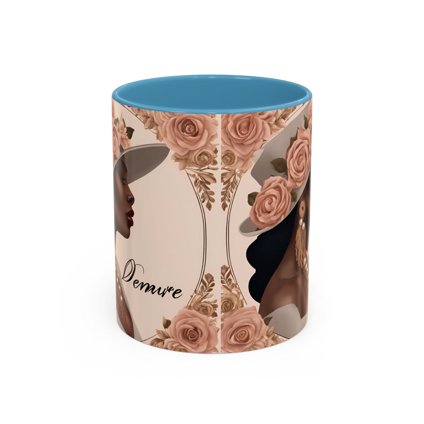 "Demure" Accent Coffee Mug (11, 15oz)