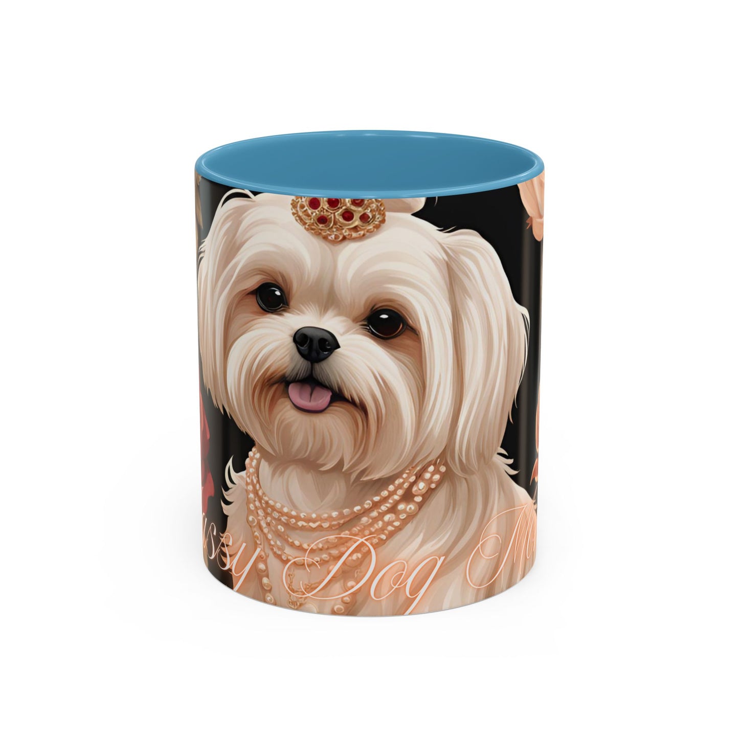 "Classy Dog Mom" Accent Coffee Mug ( 11oz, 15oz)