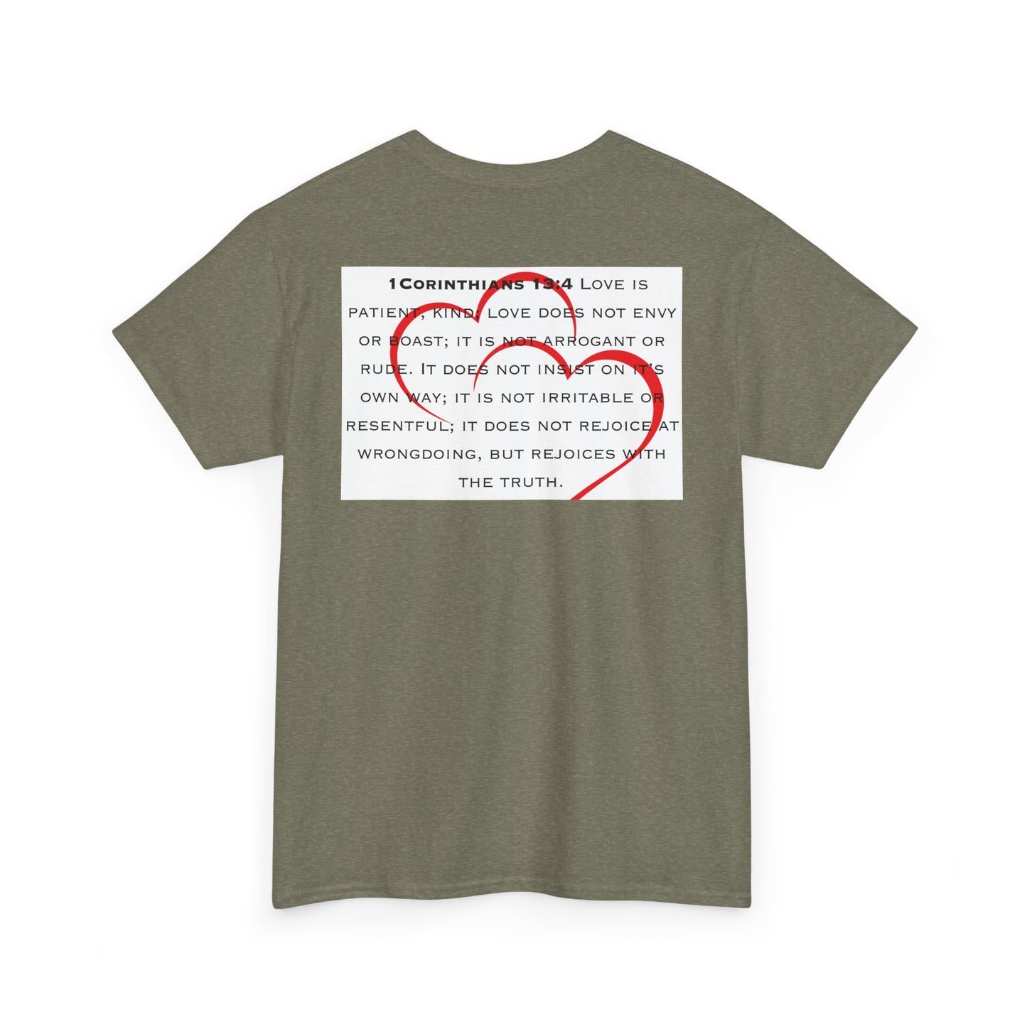 "1 Corinthians 13:4 Kind of Love", Unisex Heavy Cotton Tee