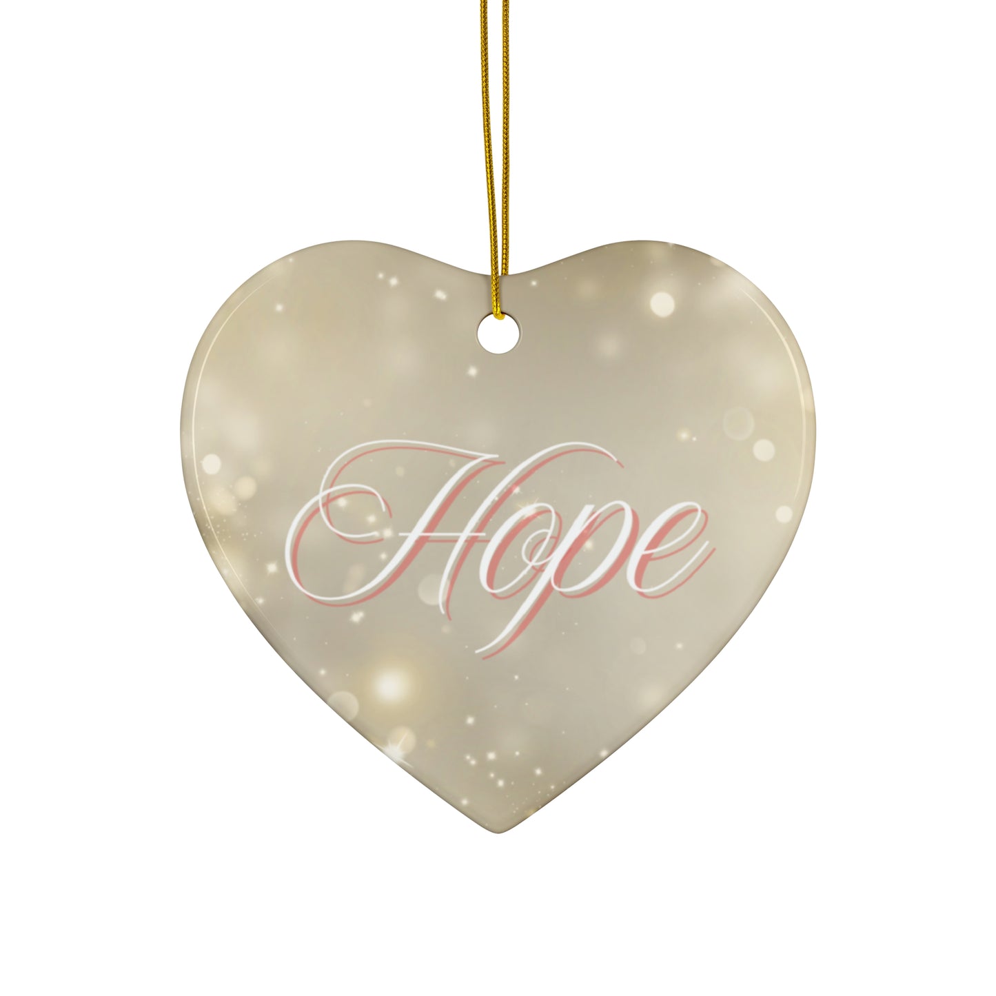 Christmas Hope Ceramic Ornament