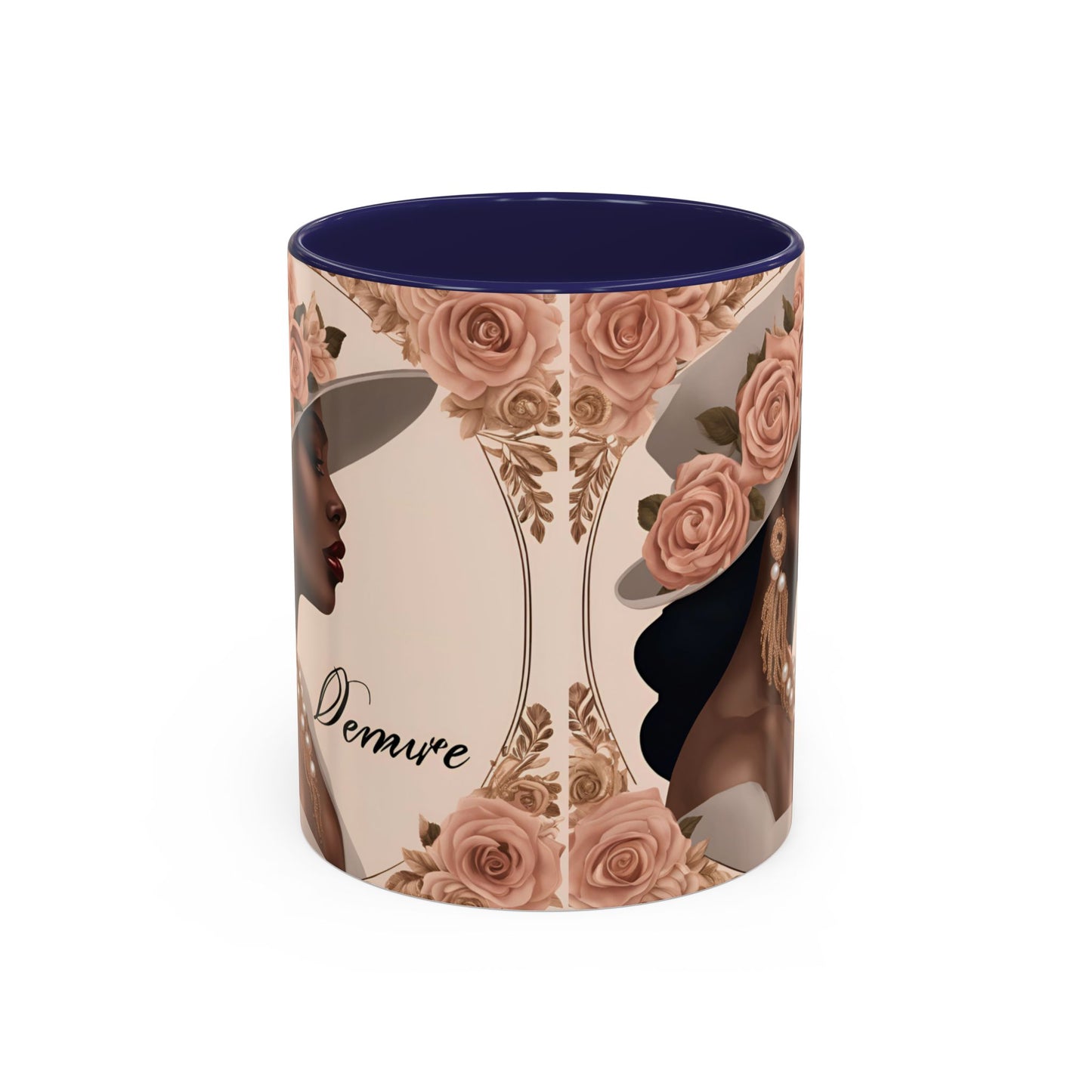 "Demure" Accent Coffee Mug (11, 15oz)