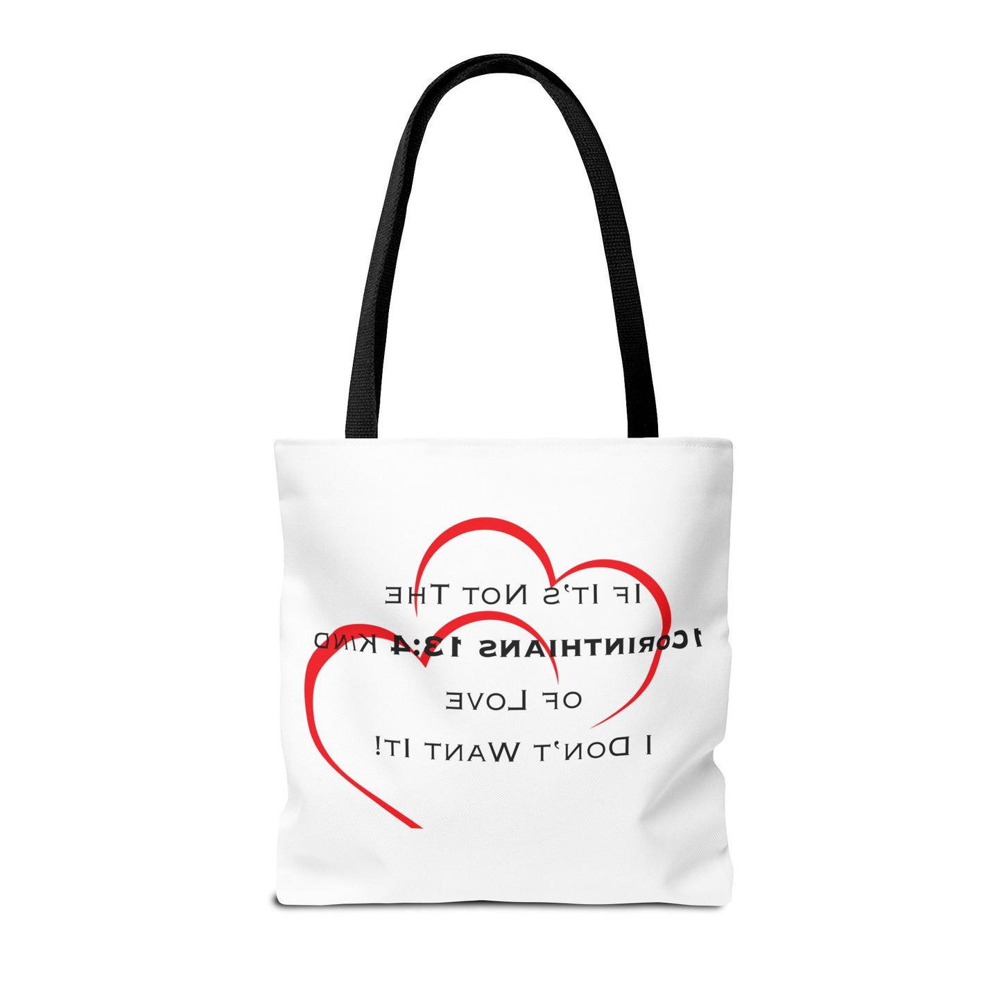 1 Corinthians 13:4 Kind of Love, Tote Bag (AOP)