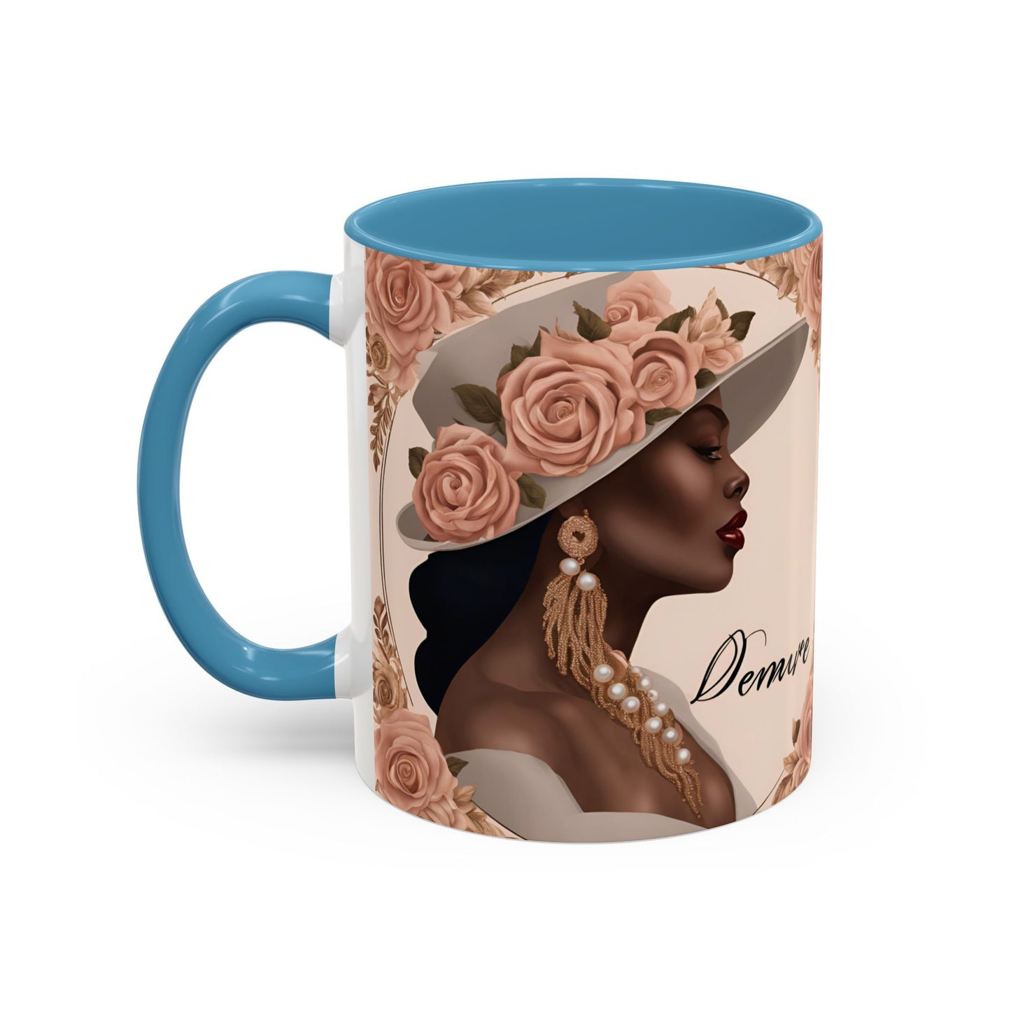 "Demure" Accent Coffee Mug (11, 15oz)