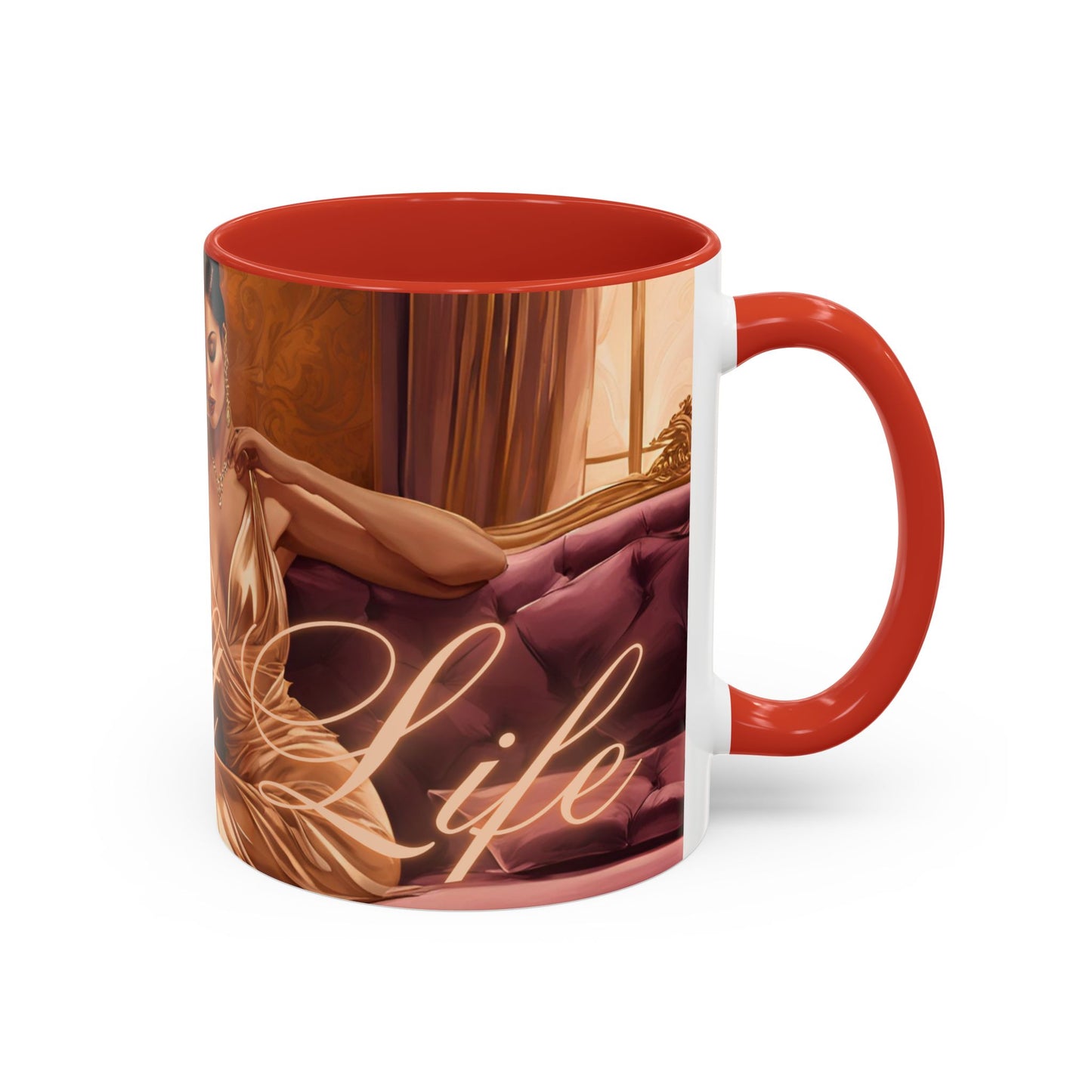 "Soft Life", Accent Coffee Mug (11, 15oz)