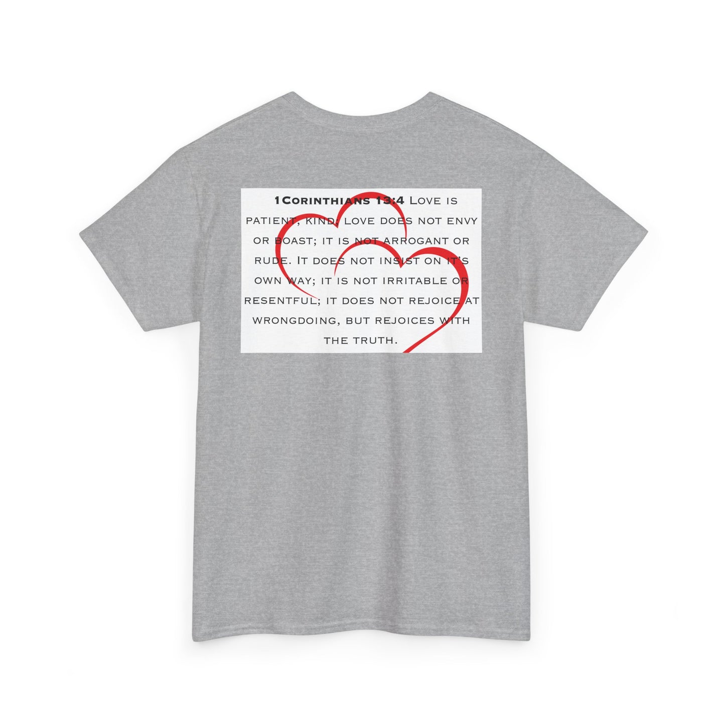 "1 Corinthians 13:4 Kind of Love", Unisex Heavy Cotton Tee