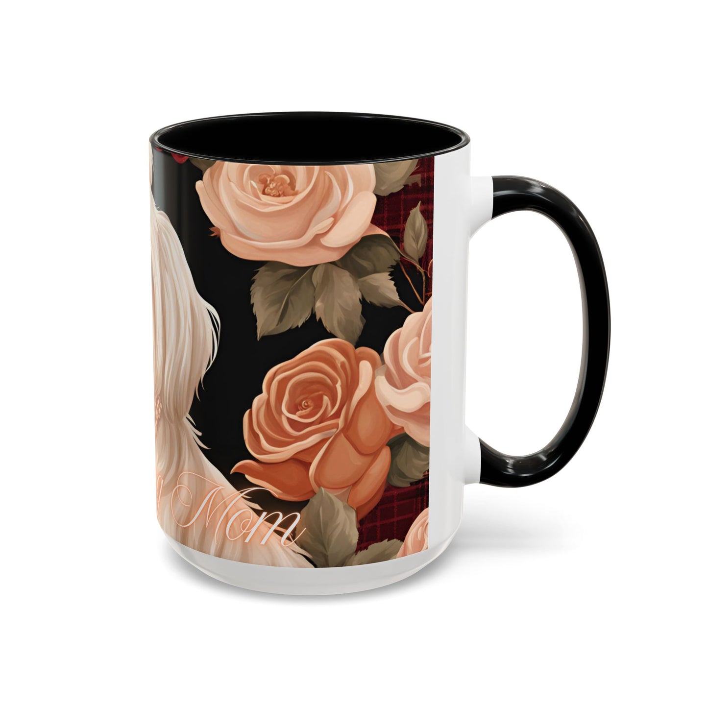 "Classy Dog Mom" Accent Coffee Mug ( 11oz, 15oz)