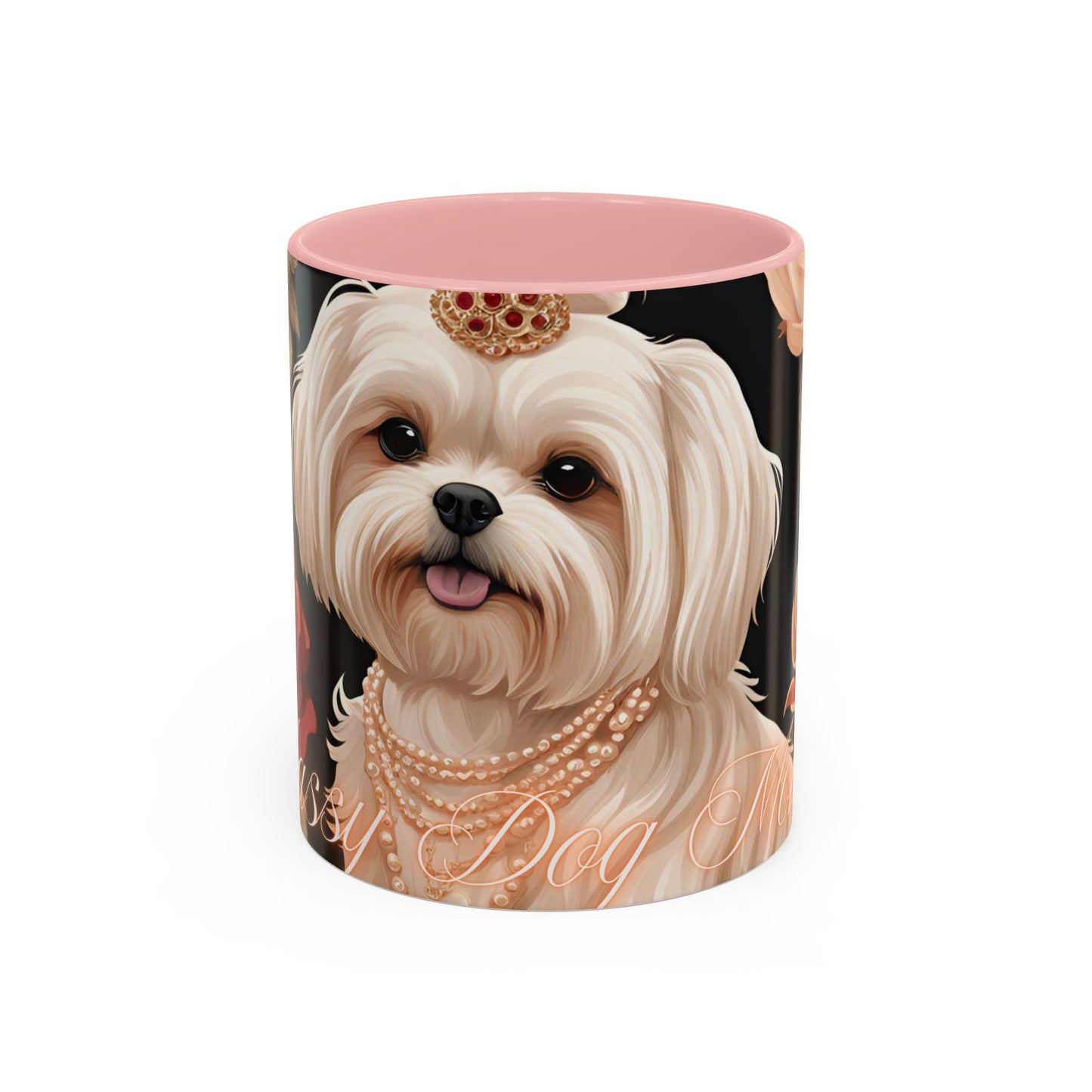 "Classy Dog Mom" Accent Coffee Mug ( 11oz, 15oz)