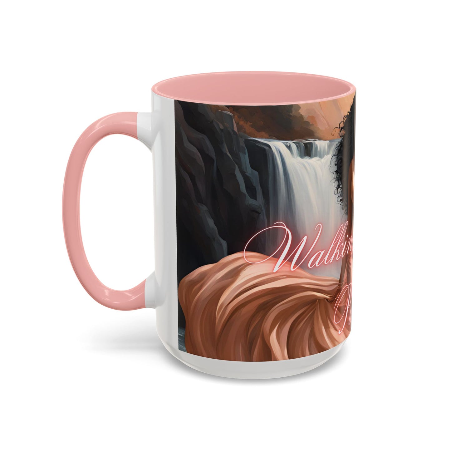 "Walking In My Purpose" Accent Coffee Mug (11, 15oz)