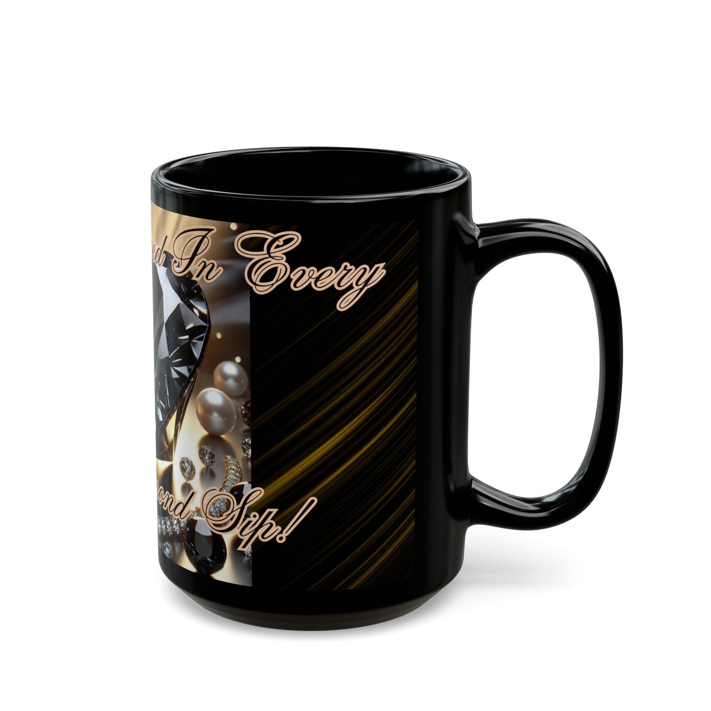 Black Diamond, Black Mug (11oz, 15oz)