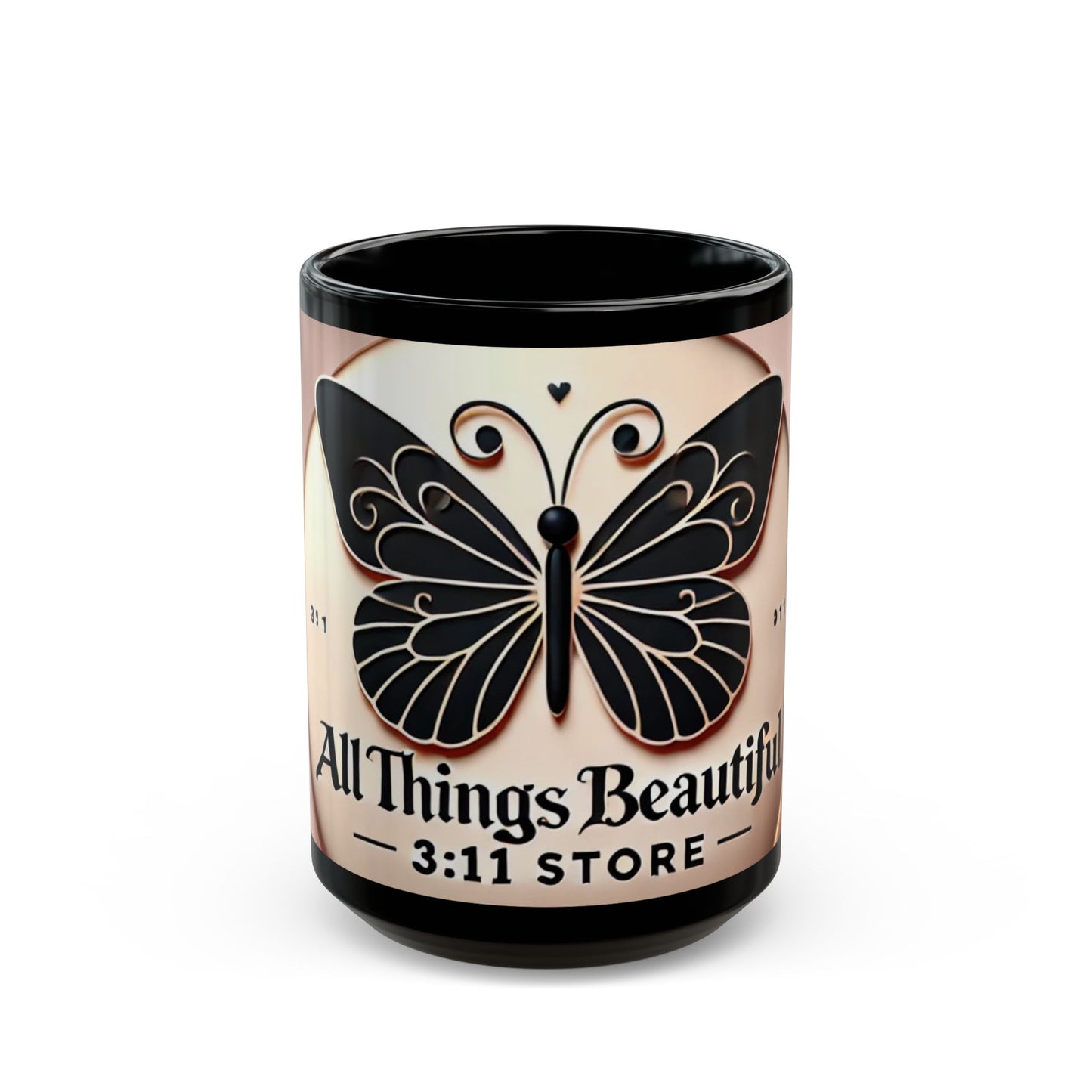 "All Things Beautiful 311 Store", Black Mug (11oz, 15oz)