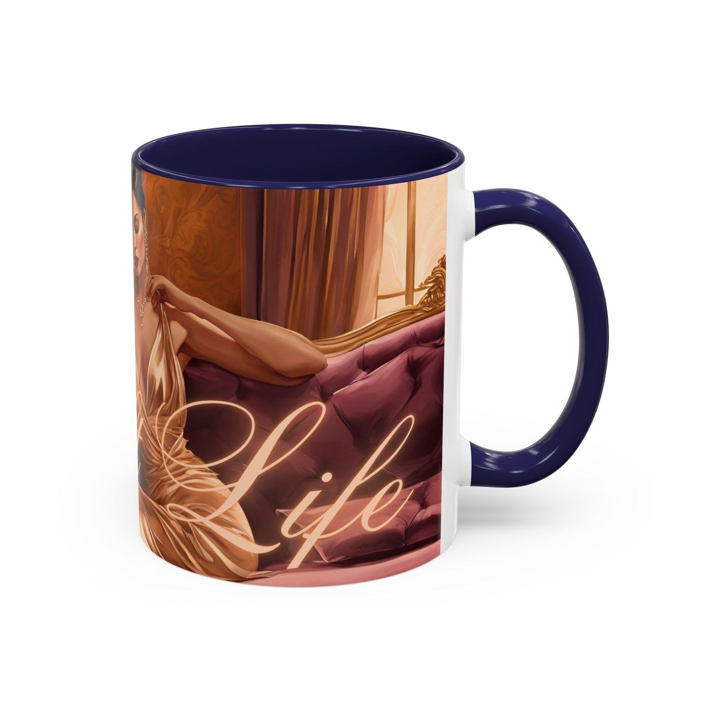 "Soft Life", Accent Coffee Mug (11, 15oz)