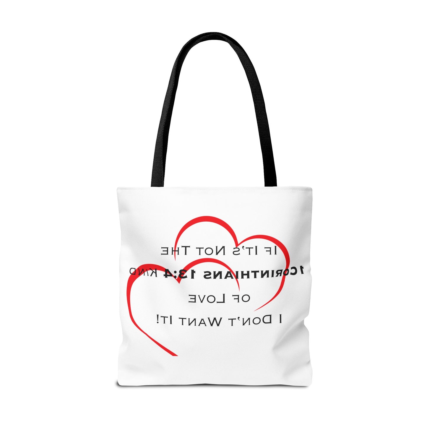 1 Corinthians 13:4 Kind of Love, Tote Bag (AOP)