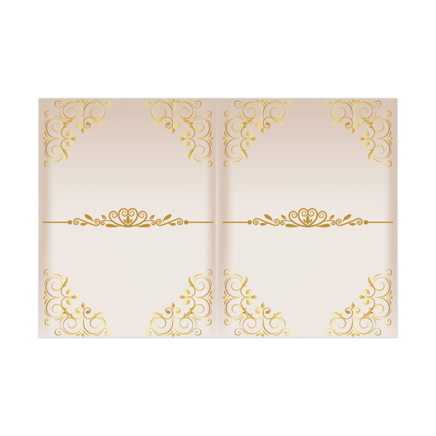 Cream and Gold Luxury Gift Wrap Papers