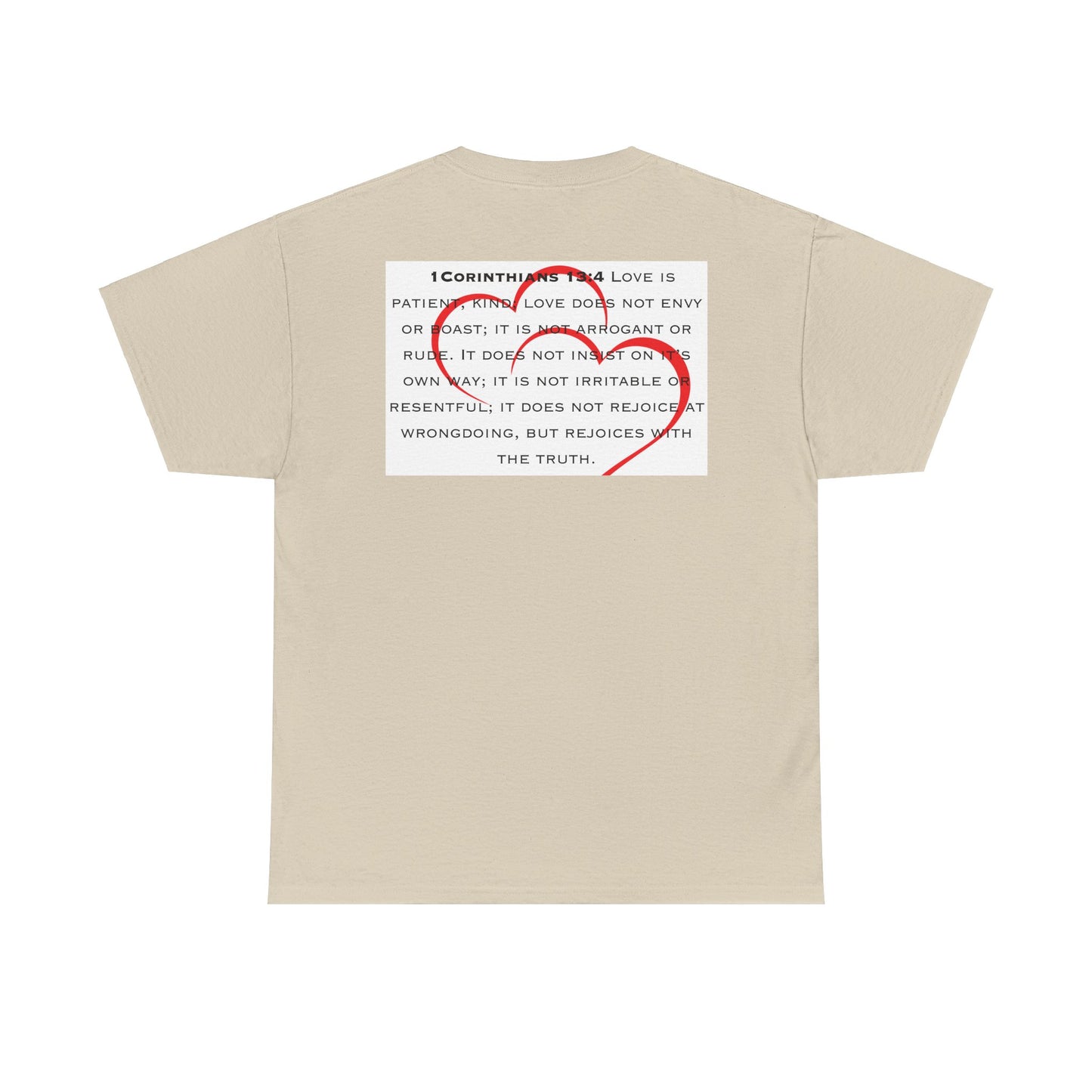 "1 Corinthians 13:4 Kind of Love", Unisex Heavy Cotton Tee