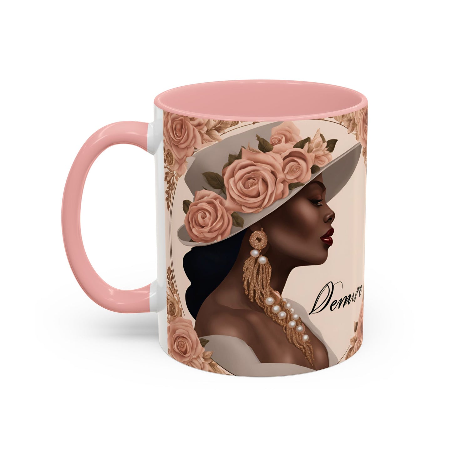 "Demure" Accent Coffee Mug (11, 15oz)