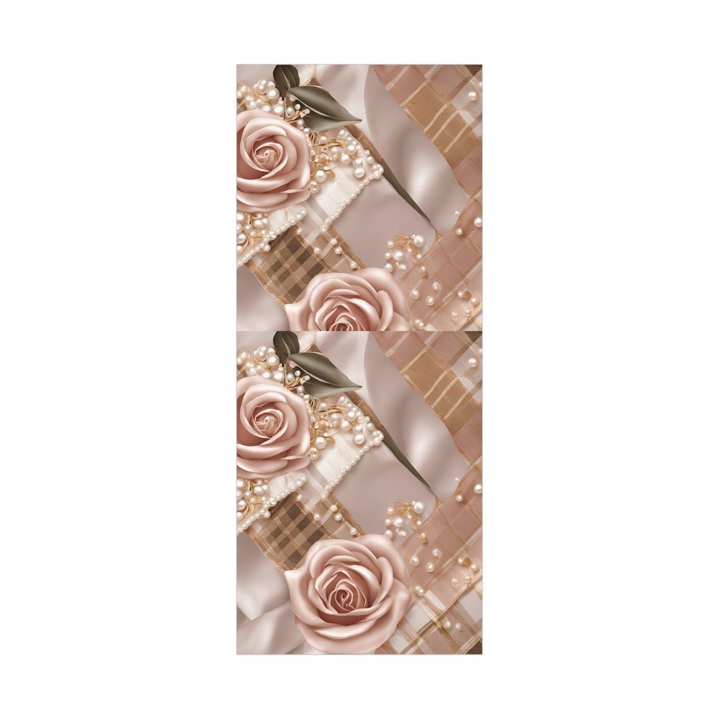 Rose Gold and Pearls Gift Wrap Paper