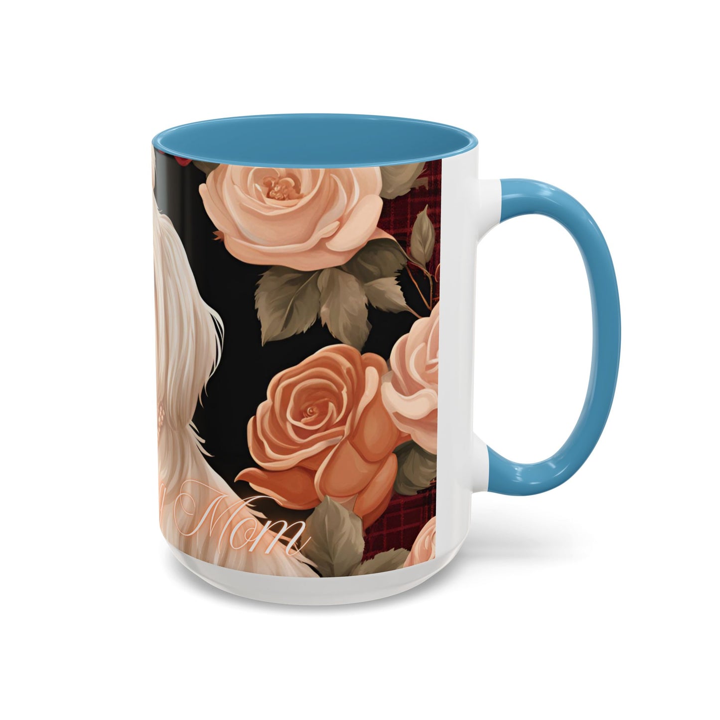 "Classy Dog Mom" Accent Coffee Mug ( 11oz, 15oz)