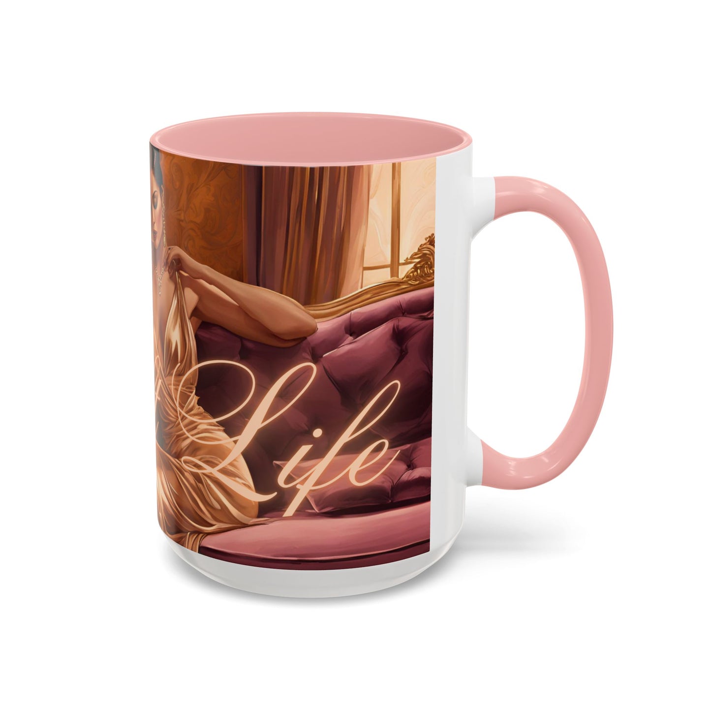 "Soft Life", Accent Coffee Mug (11, 15oz)