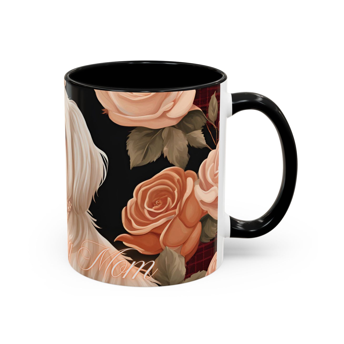 "Classy Dog Mom" Accent Coffee Mug ( 11oz, 15oz)