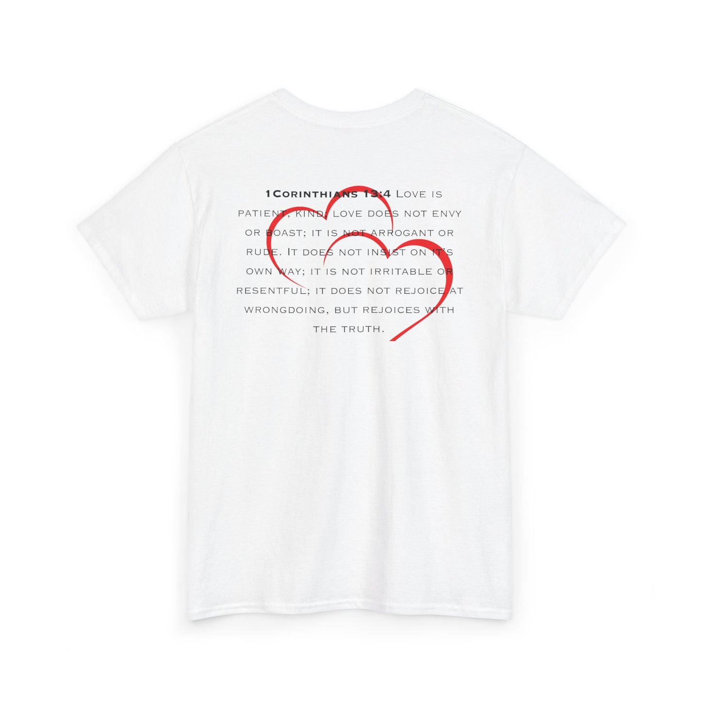 "1 Corinthians 13:4 Kind of Love", Unisex Heavy Cotton Tee