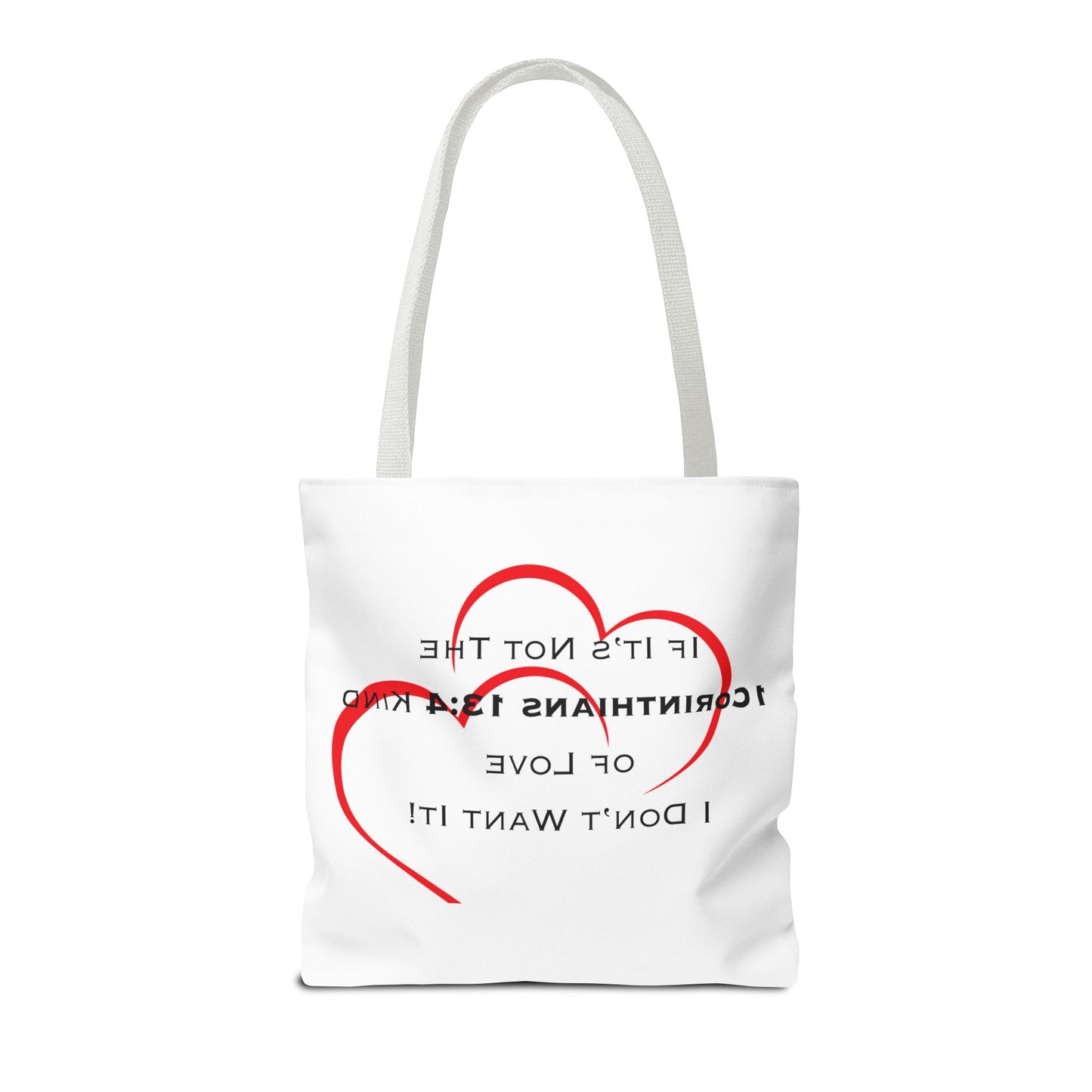 1 Corinthians 13:4 Kind of Love, Tote Bag (AOP)