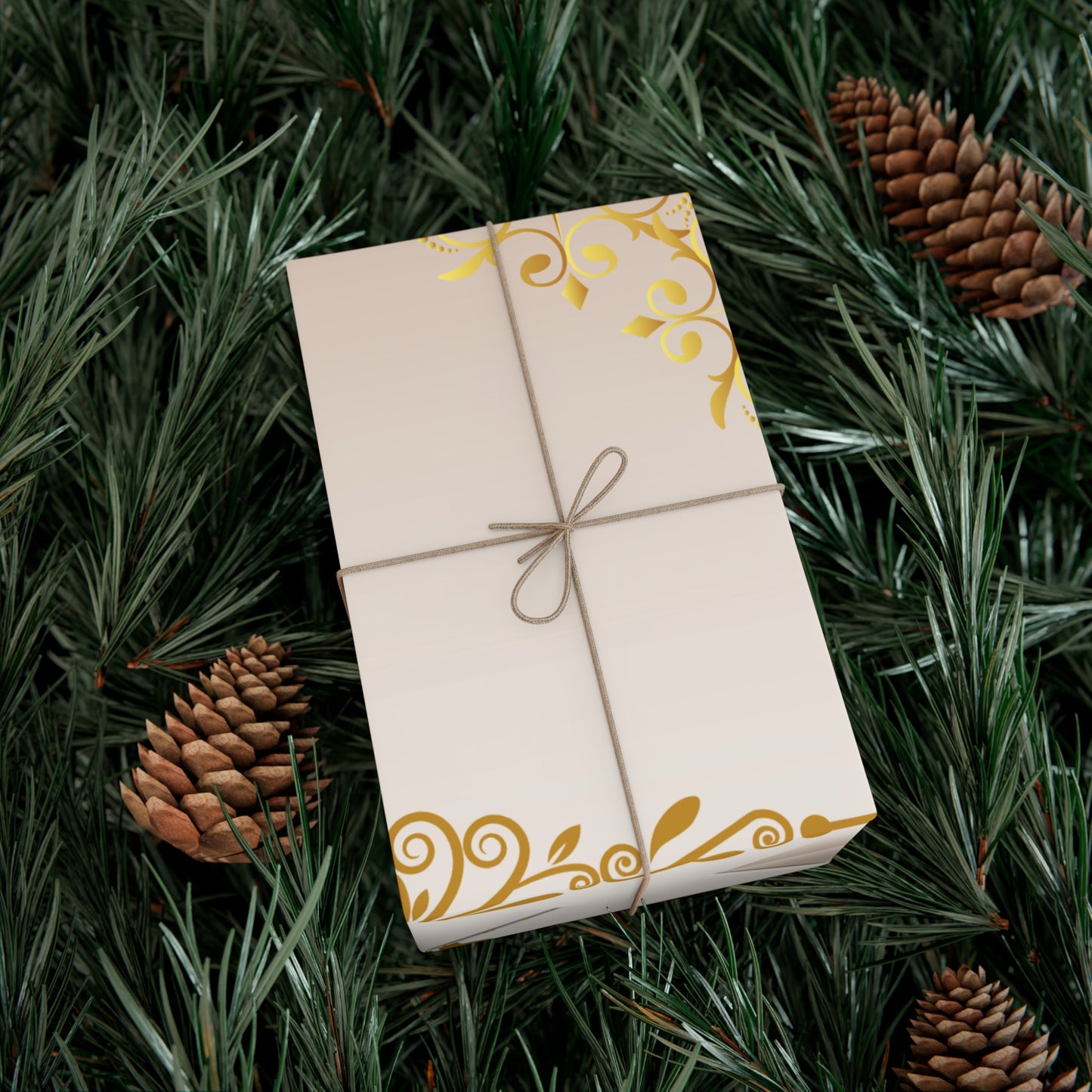 Cream and Gold Luxury Gift Wrap Papers