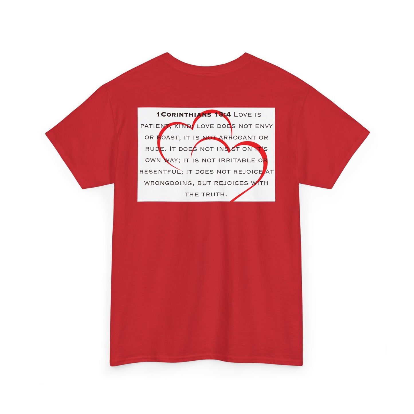 "1 Corinthians 13:4 Kind of Love", Unisex Heavy Cotton Tee