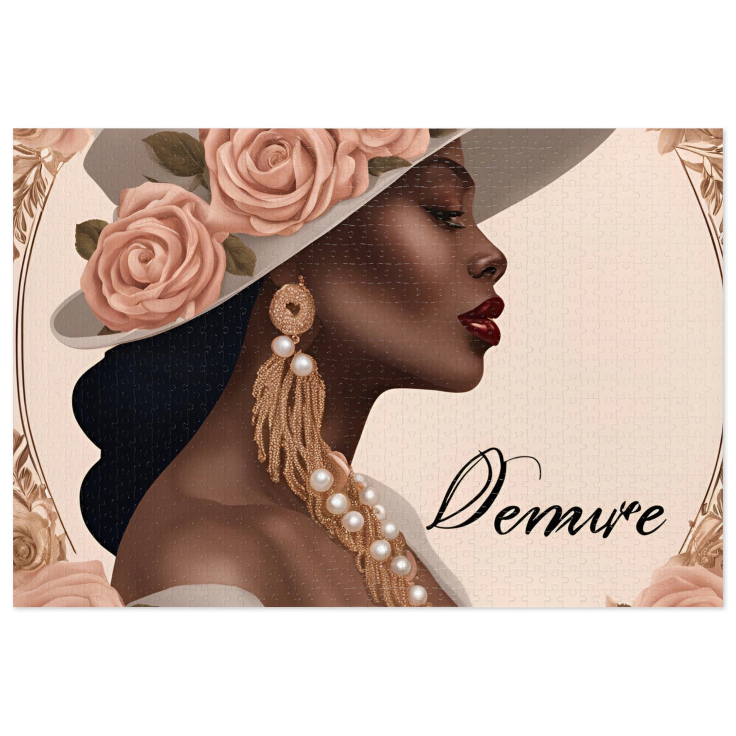 Demure Grace: Timeless Elegance Puzzle (Satin-1000 pcs)