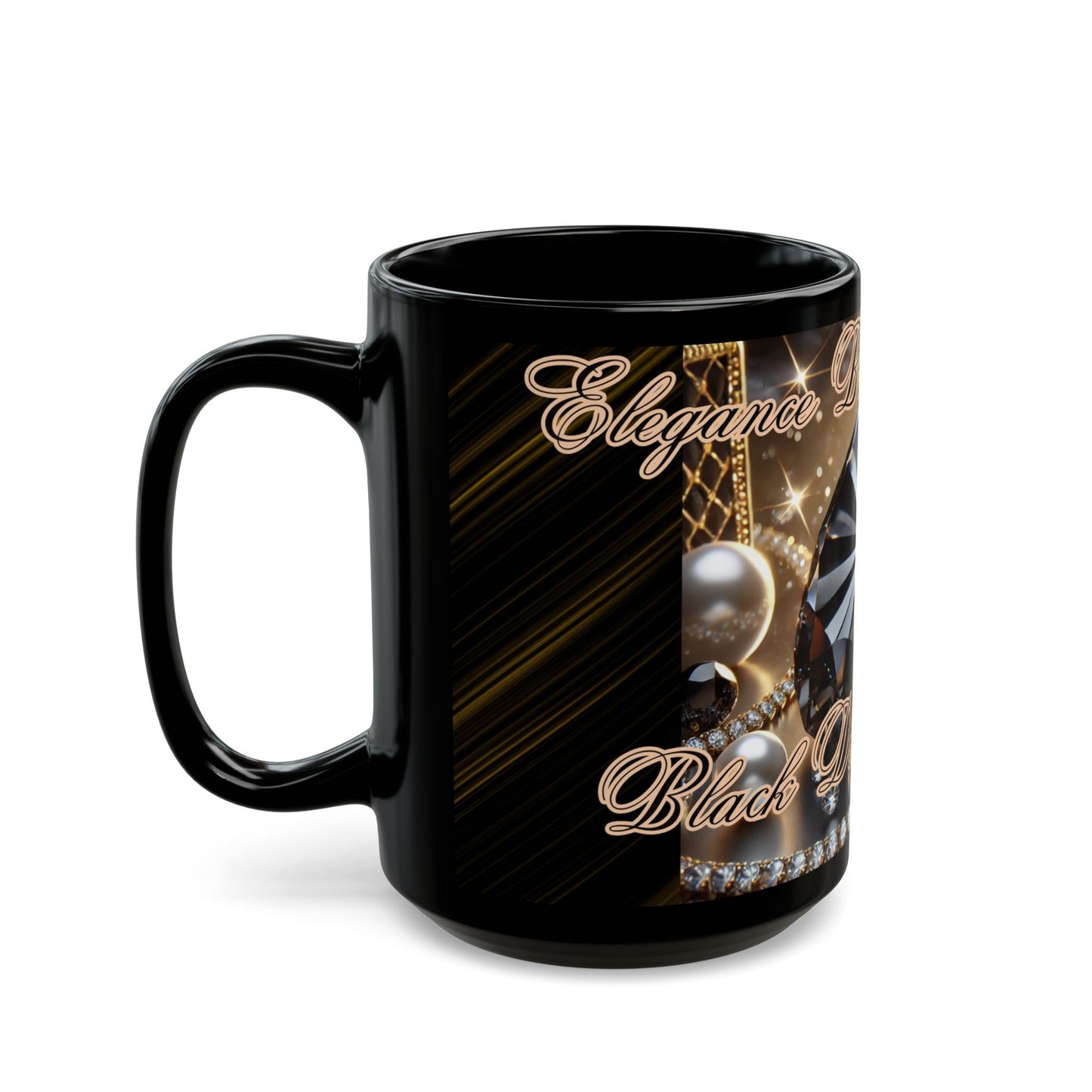 Black Diamond, Black Mug (11oz, 15oz)